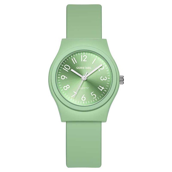 Silicone quartz children's fresh fashionable swiss watch