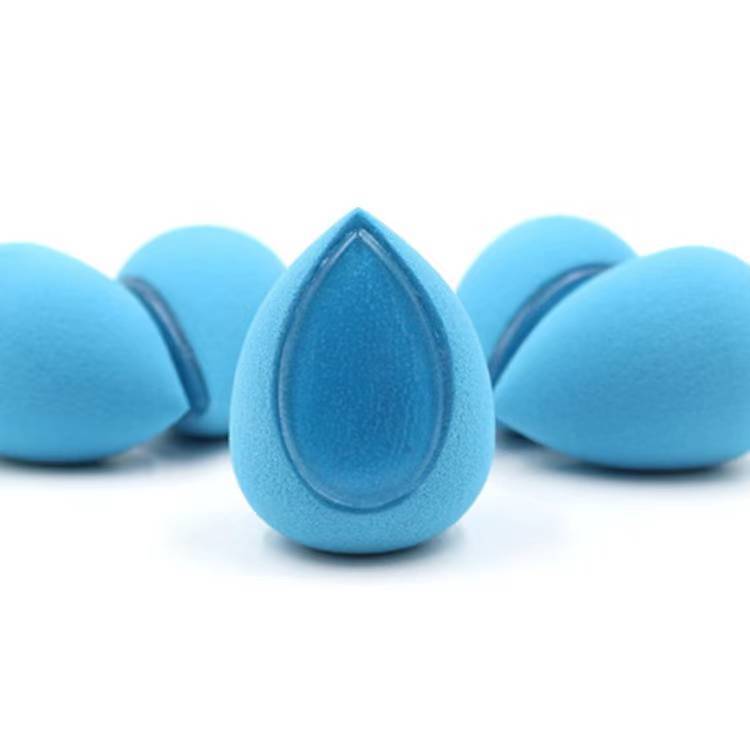 厂家十年直销硅胶涂层粉扑美妆蛋非乳胶加干湿两用气垫硅胶粉扑