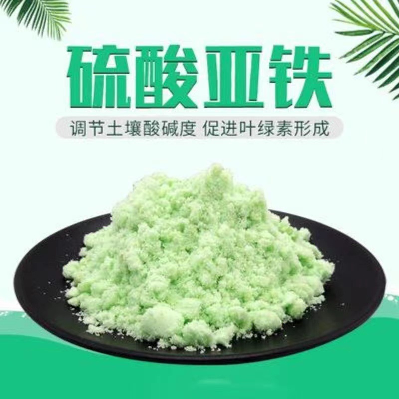 硫酸亚铁花肥 防止黄叶土壤改良剂花卉盆栽桂花通用肥黑矾颗粒/粉
