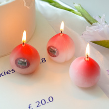 水果桃子香薰蜡烛生日礼物送礼水蜜桃香氛伴手礼桌面气氛创意摆件