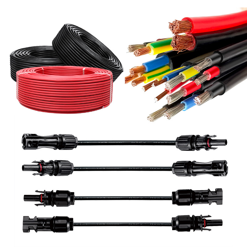 光伏线4平方光伏1500V高纯度无氧铜线太阳能线缆XLPE光伏单芯电线