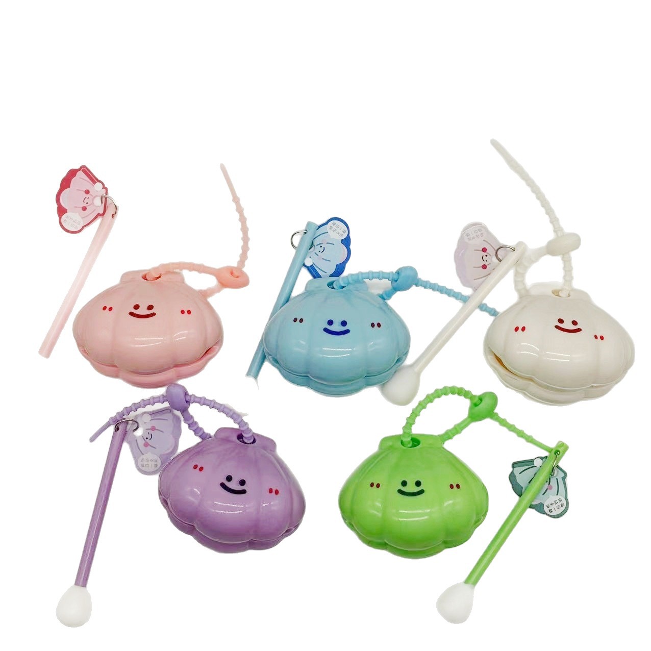 Shell Muyu 1 Buda Kapibala golpea y cura el artefacto de descompresión emocional Adornos de mesa mochila colgante