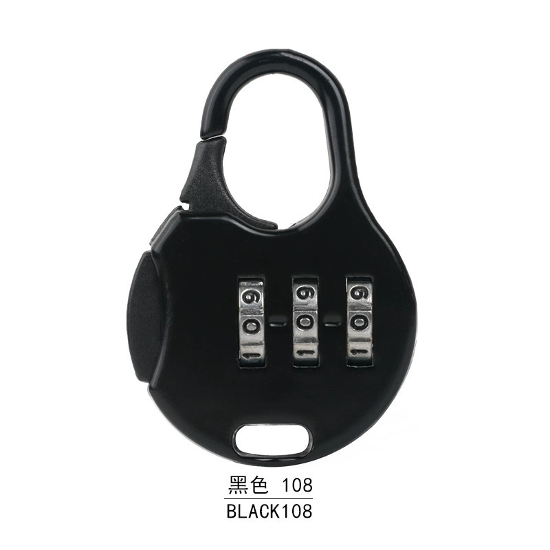 Вогнуто-выпуклый Противоугонный замок из цинкового сплава открытый Багаж Замок с паролем рюкзак замок пенал канцелярские принадлежности мини-замок
