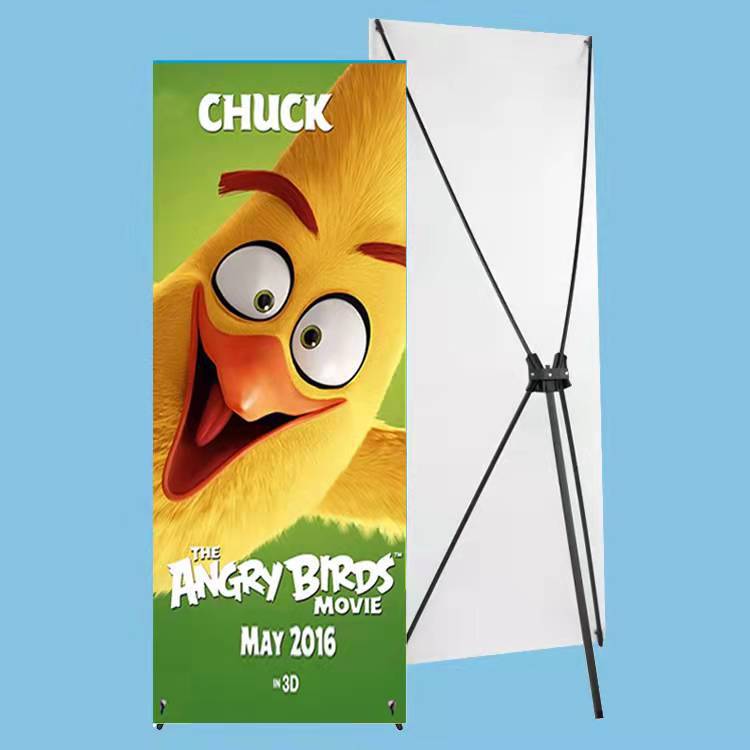 X展架80*180门型展架广告牌海报设计立式展示架厂家批发轻便