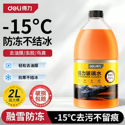to -40 Degrees ℃ All-Season Wiper – Glass agent - 15-cstrong-glass-water-1-bottle