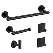 毛巾架304不锈钢衣钩纸巾架浴室厕纸架卫生间毛巾杆卫浴挂件套装