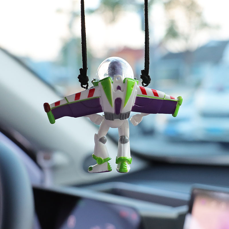 Cross-Border Scarecrow, Totoro, Buzz Lightyear Umbrella, Cute Ghost Car Decoration Supplies, Car Pendant, Decorative Pendant