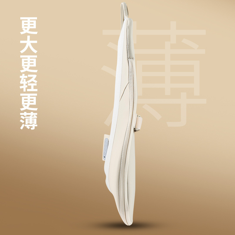 跨境按摩靠垫车载按摩仪肩颈腰背揉捏按摩器全身可用热敷按摩靠背|undefined
