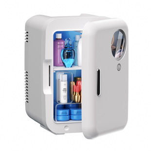 4L Breathing Light Lantern Beauty Cosmetics Fruit Beverage Refrigerator Student Dormitory Mini Refrigerator Refrigerated Skin Care Products