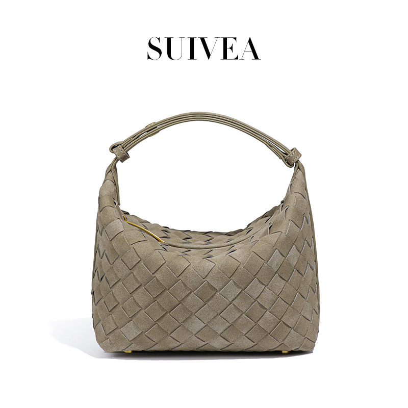 Cross-Border New Style Dumpling Bag, Frosted Woven Lunch Box Bag, Textured Handbag for Women, Large Capacity Commuter Shoulder Bag, Underarm Bag Cross-Border New Style Dumpling Bag, Frosted Woven Lunch Box Bag, Textured Handbag for Women, Large Capacity Commuter Shoulder Bag, Underarm Bag