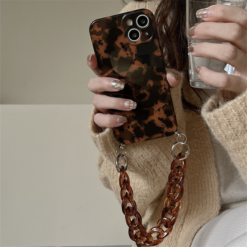 65g Weight Vintage Style Color Block Silica Gel Phone Cases