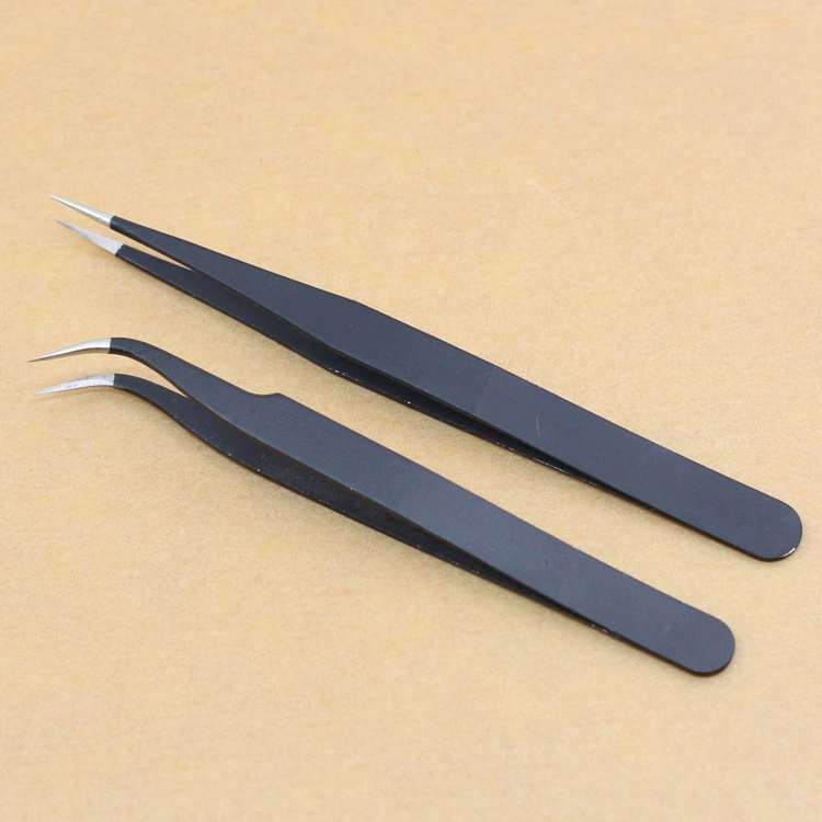 Anti-static tweezers, DIY, increased thickness