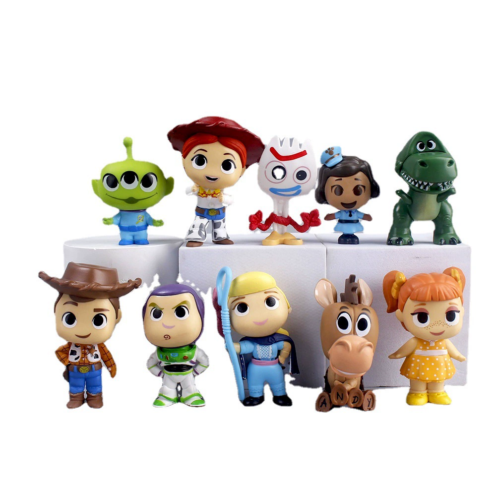 Q-версия Toy Story 10 аниме рука - офис ванна свет - год кукла автомобильное украшение торт украшение