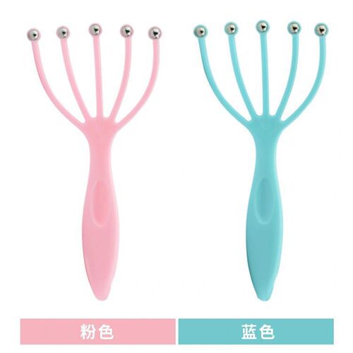 Rolling ball five-claw head massager health meridian manual massage comb scalp shampoo brush massage claw