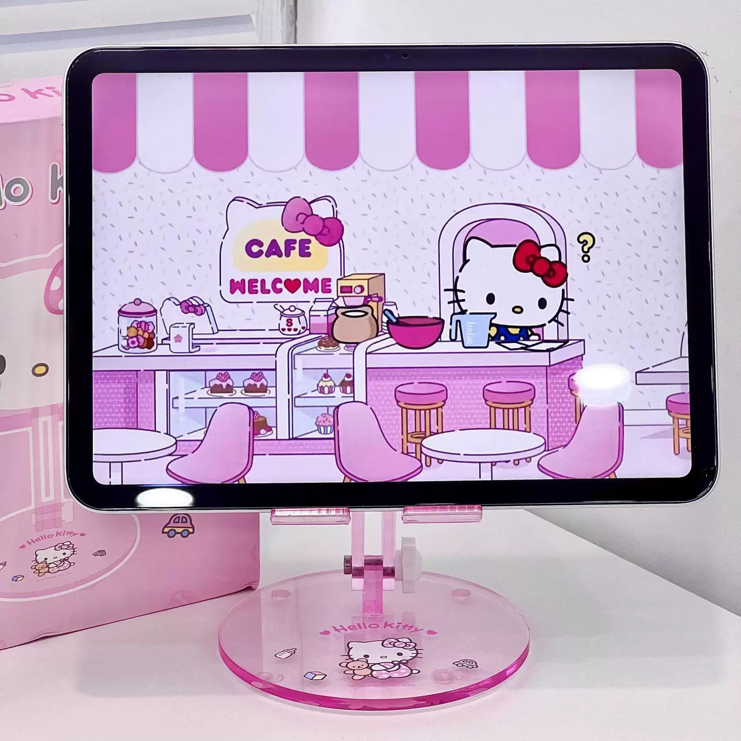 Hello Kitty, phone holder, universal foldable tablet tubing