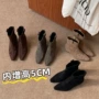 新款尖头内增高秋冬西部靴