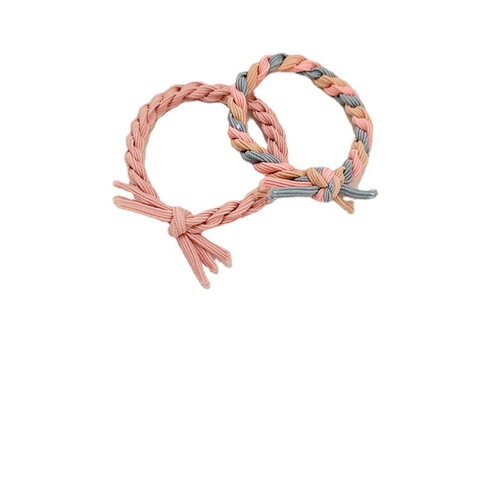 Simple thick twist rubber band hair band for women, simple headband, small fresh leather set, hair band, ins style, high appearance and personality