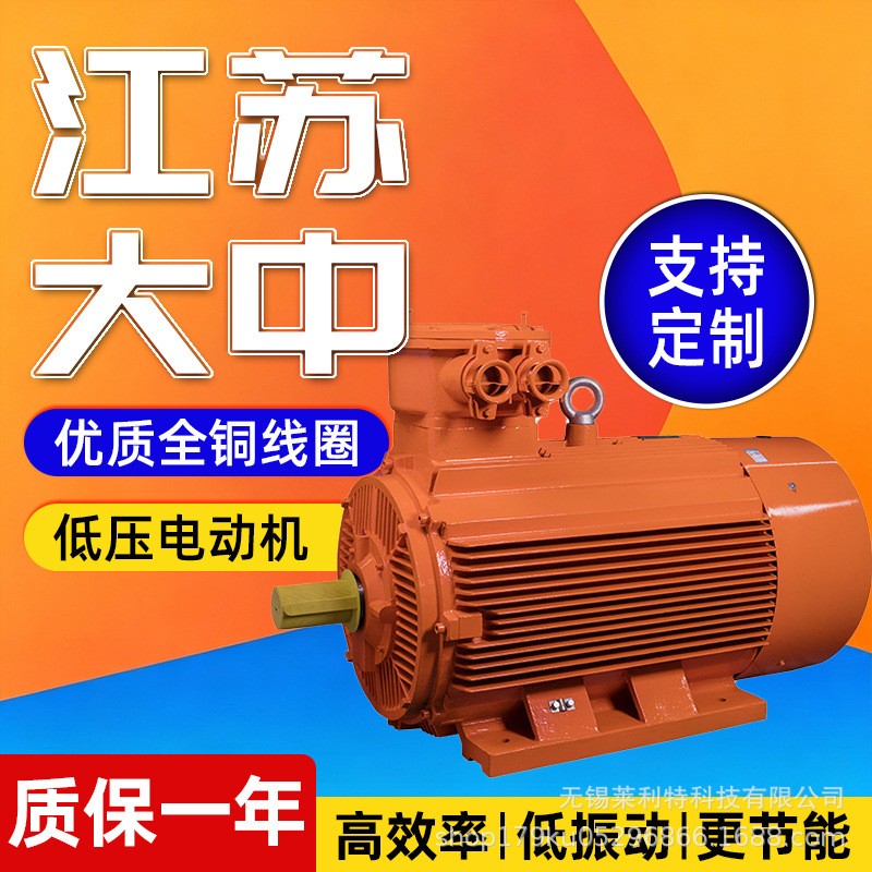 Jiangsu Dazhong Motor Ybx3 Series Explosion-Proof Three-Phase Asynchronous Motor 55Kw75Kw Direct Supply from the Manufacturer