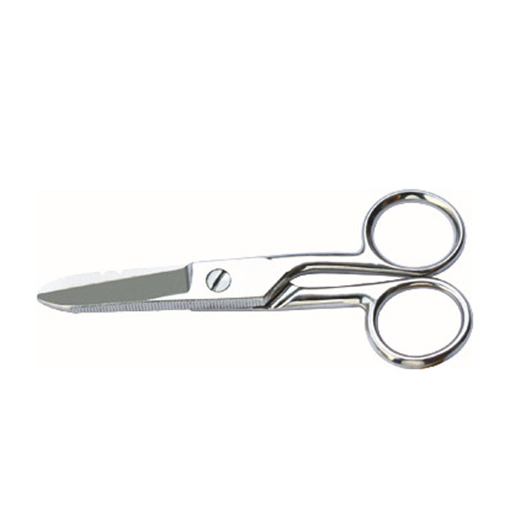 供应6寸高档电信剪  整体锻压电信剪 整体电镀剪刀 工业剪刀