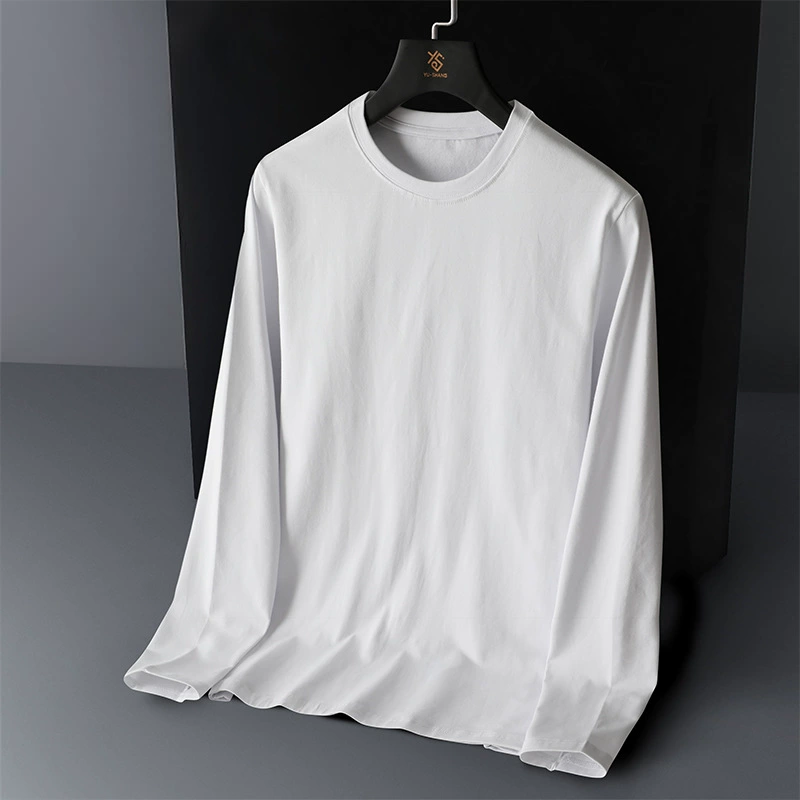Body-friendly solid long-sleeve, autumn, plus size, round collar