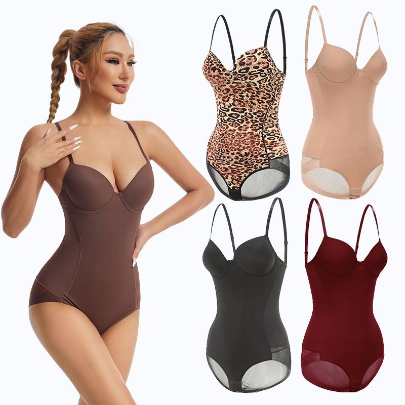Hot Selling Body Shaping Garments, Postpartum Abdominal Belt Bra, Adjustable Breast Support, Body Shaping Garments, Abdominal Corset, One-Piece