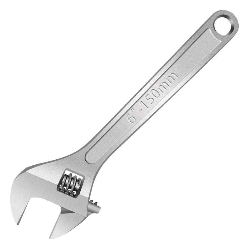 拓伏锐 活动扳手 光柄活络扳手 家用活开口扳手 150mm6英寸 HW-07