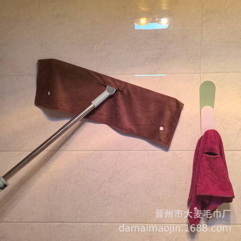 Cleaning Magic Mop Towel Cover, Housekeeping Cleaning Special Mopping Rag, Thickened Absorbent Perforated Mop Rag