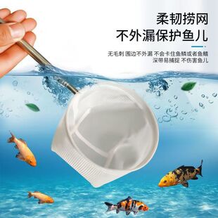 Fish fishing net fish tank net fishing small fish small size 3D fishing net pocket dense net hand fishing net fishing retractable