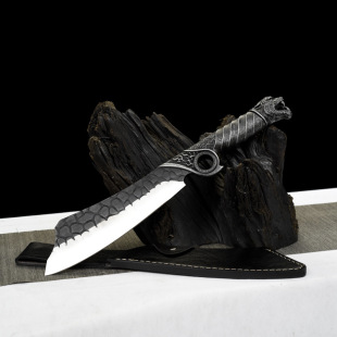 Shadow Leopard Chai Dao Longquan City Household Chopping Bone Knife Outdoor Chopping Wood Chopping Tree Knife Agricultural Knife High Manganese Steel Chopping Knife Wholesale
