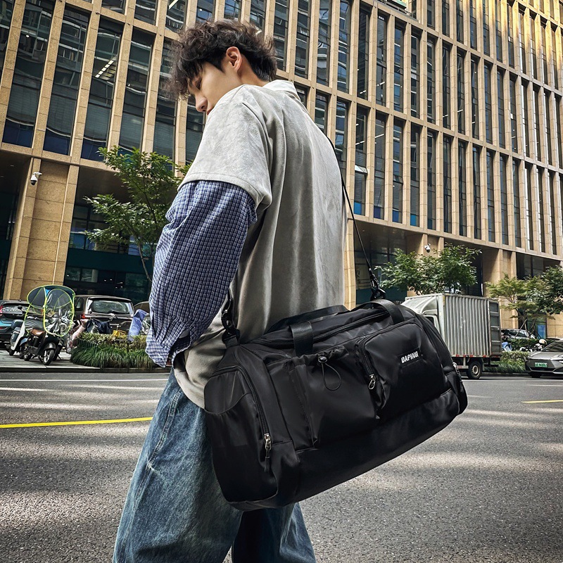 健身包男2024新款大容量短途旅行包多功能干湿分离袋分仓行李包女