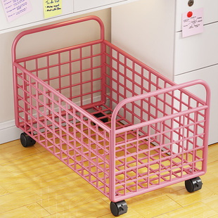 Trolley Snack File Rack Workstation Storage Rack under the Table Storage Rack Book Box Storage Basket Storage Rack Book Stand Belt