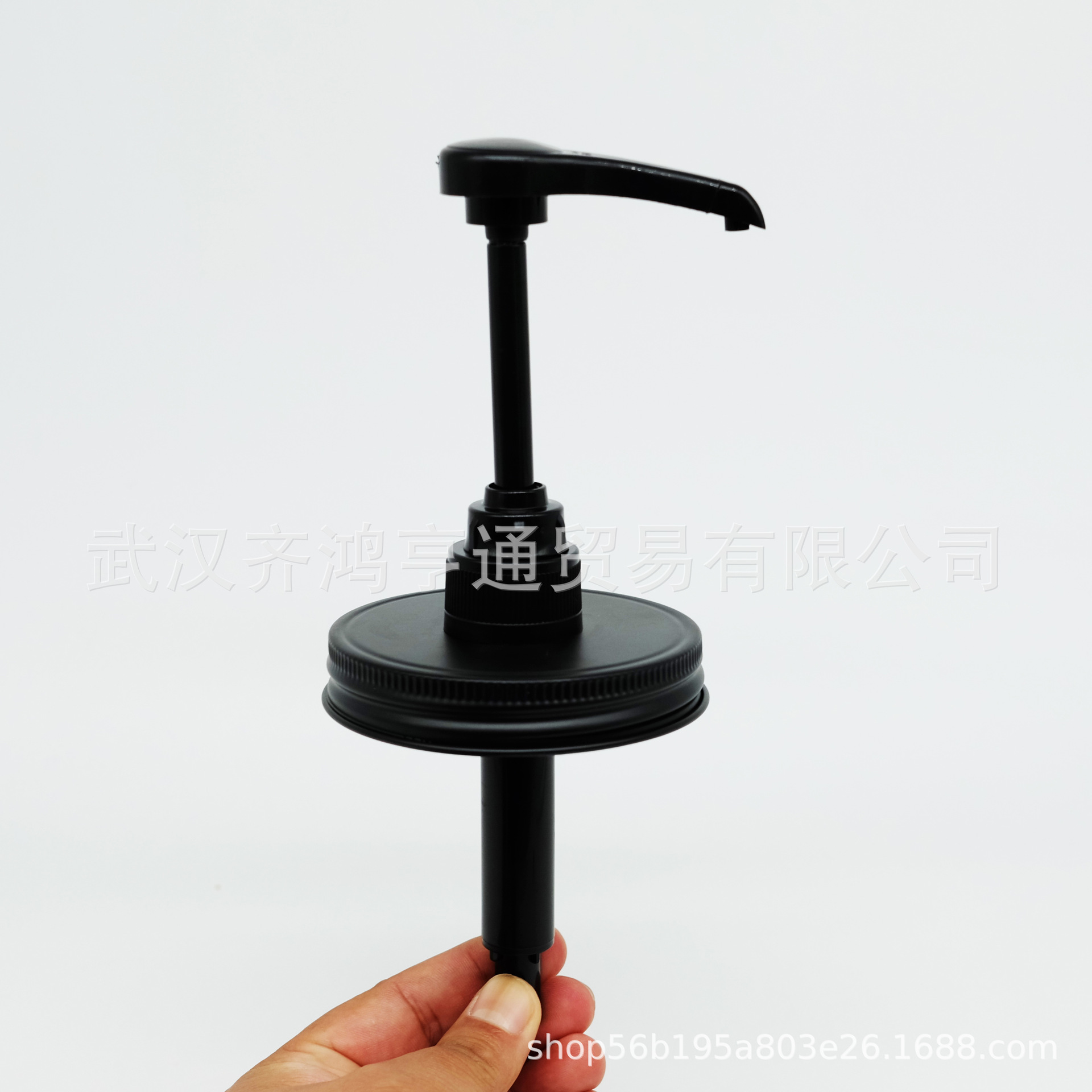 10CC bomba gruesa núcleo de la bomba de mermelada dispensador de alimentos Mason cubierta 28 dientes 70/86 boca tipo de prensa negro bomba de loción