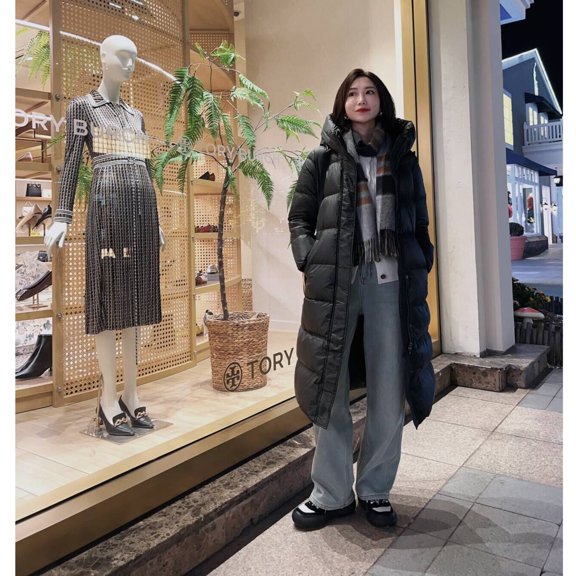 동북 냉기 유물! 3 가지 방지 90 흰색 구스 다운 따뜻한 슬림 핏 슬림 슬림 롱 햇 다운 재킷 여자 겨울
