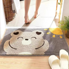 家庭用アニメはカシミヤの浴室の滑り止め吸水マットをまねています。