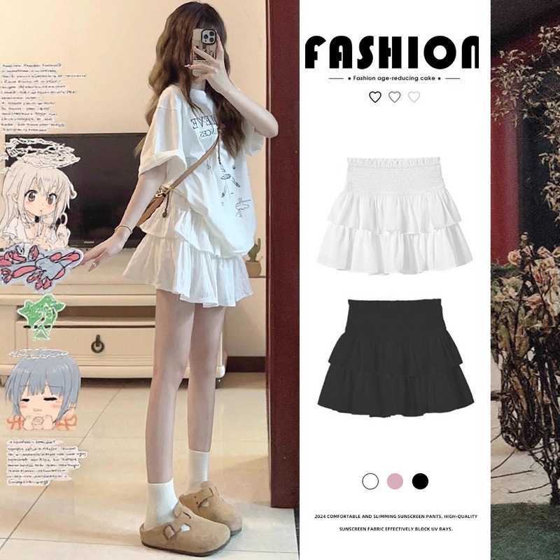 Maternity Dress White Cake Skirt Summer 2025 New Ballet Style Puffy Skirt Petite A-Line Short Skirt Maternity Dress White Cake Skirt Summer 2025 New Ballet Style Puffy Skirt Petite A-Line Short Skirt