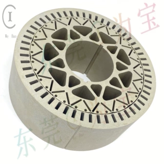 永磁电机铁芯定转子样品定制高性能电机铁芯打样