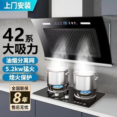 良い奥さんの油煙機の双電機は油を吸い込みます。