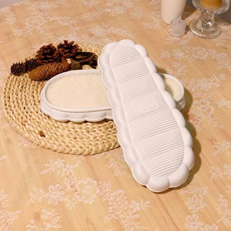 Shoe soles, specially designed for hook shoes, EVA hand-woven cloud soles, fashionable, warm, soft, thickened slipper soles, semi-finished products.