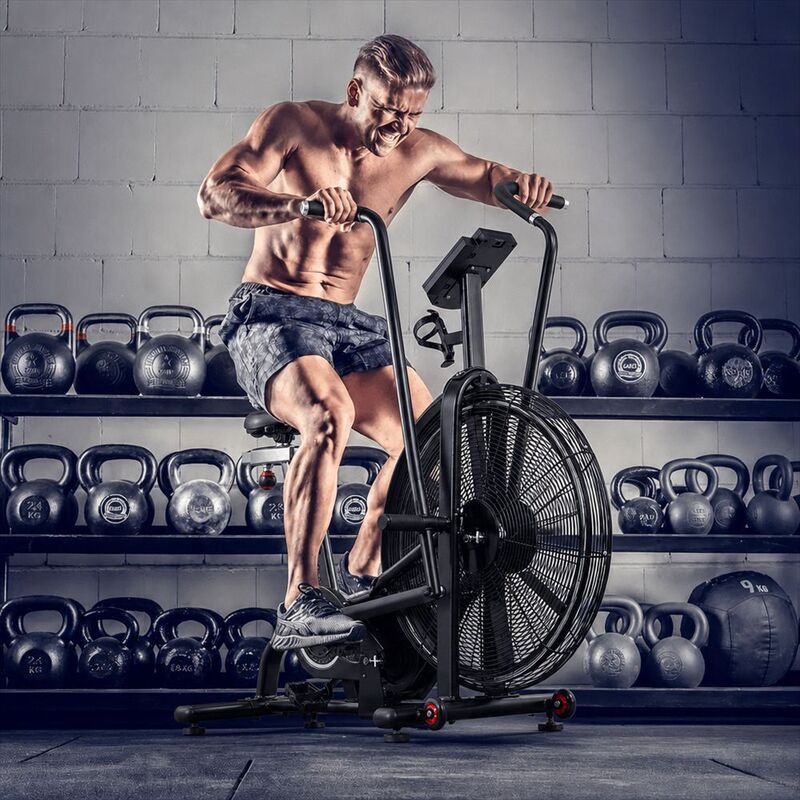 Source Factory Air Bike Wind Resistance Fitness Bike Fan Bike Hyrox Comprehensive Training Equipment Source Factory Air Bike Wind Resistance Fitness Bike Fan Bike Hyrox Comprehensive Training Equipment