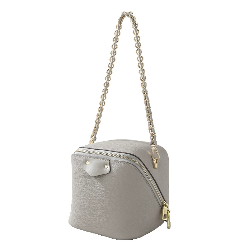 Shoulder bag, leather small bag, high-quality style, cowhide