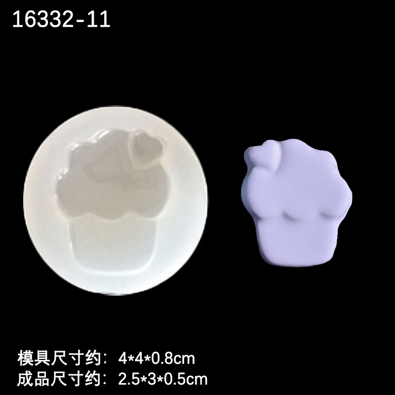 Espejo cristal epoxi Arco Iris cráneo cabeza trébol nota pastel taburete creativo DIY material decorativo Accesorios