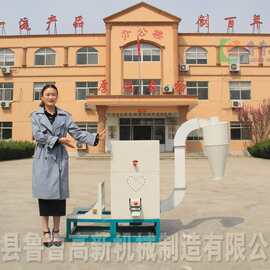 鲁曹高新黑龙江鸡西市玉米渣碾米机粉碎机脱皮机