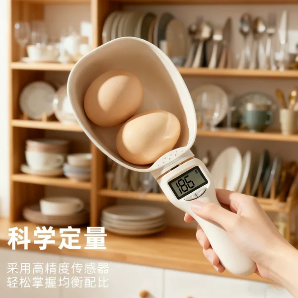 Electronic Weighing Spoon for Kitchen Use, Baking, 800g Large Spoon, Precise Gram Weight Electronic Pricing Scale, Handheld