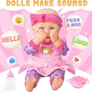 Интерактивная кукла Peek a Boo со светом и движениями