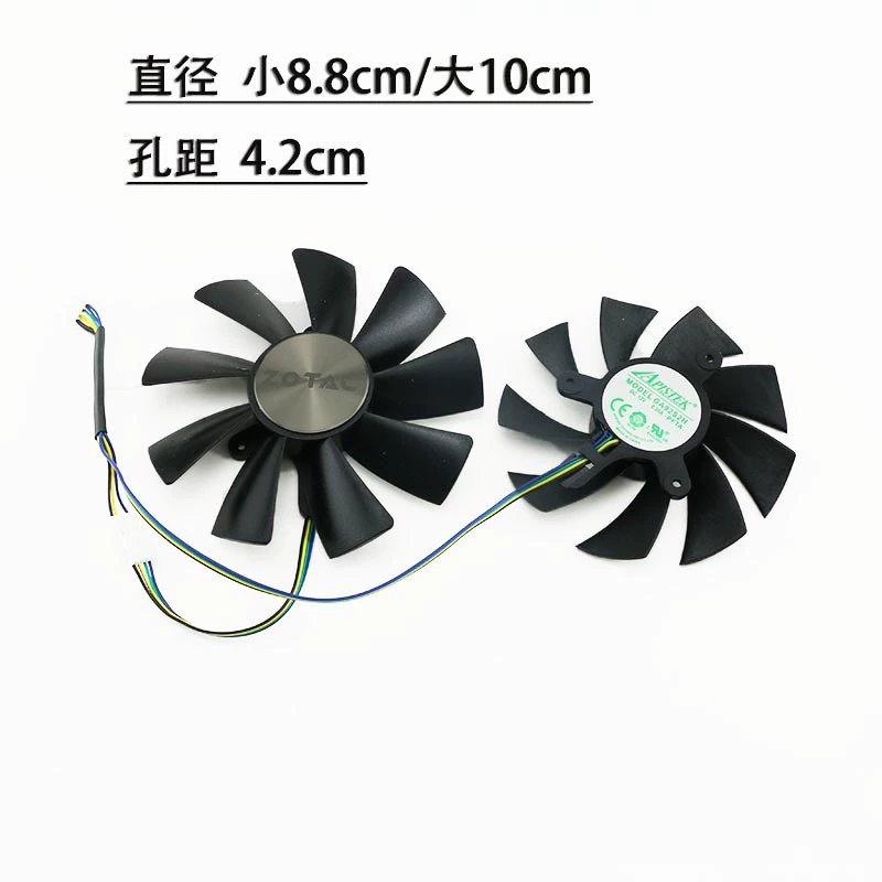 Сумісно з ZOTAC Zotac P102 P104 видеокартой GTX1070TI GTX1080Ti мини-версия видеокарты двойная