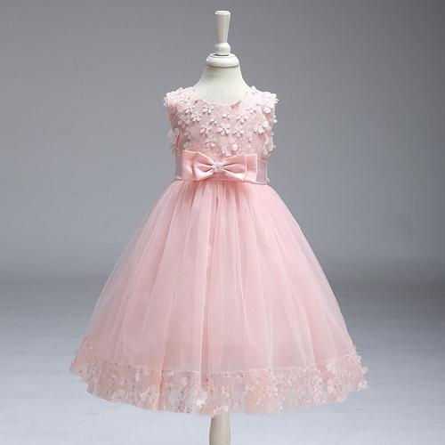 Lan Qi Ai foreign trade girls dress children's clothing princess dress flower girl wedding dress dinner dress European and American performance dress