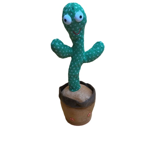 The same trendy cactus that can dance and sing, cactus twist, birthday gift, swinging, simulated decoration