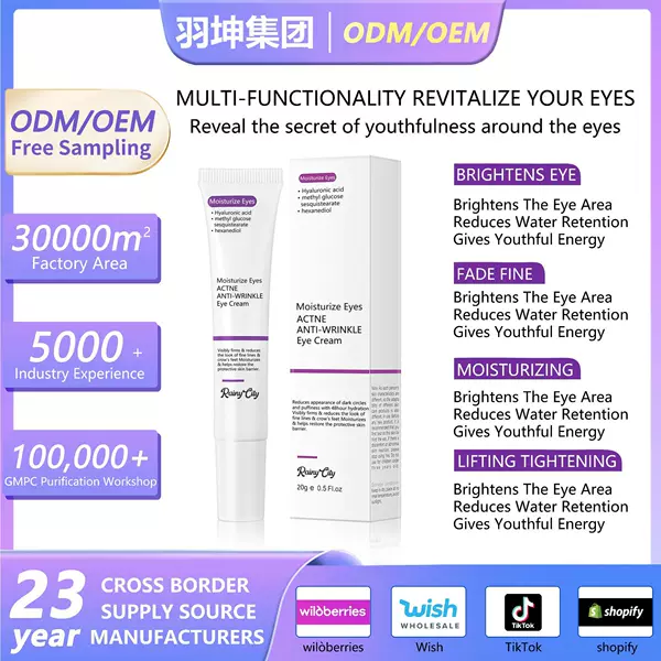 Full English Version of Eye Cream, Moisturizing Eye Repair and Care Cream, Exclusively for Foreign Trade and Cross-Border Amazon