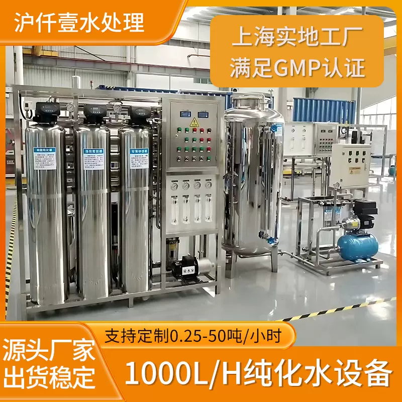 1000升纯化水设备生物制药制剂EDI超纯化水机 GMP纯化水机