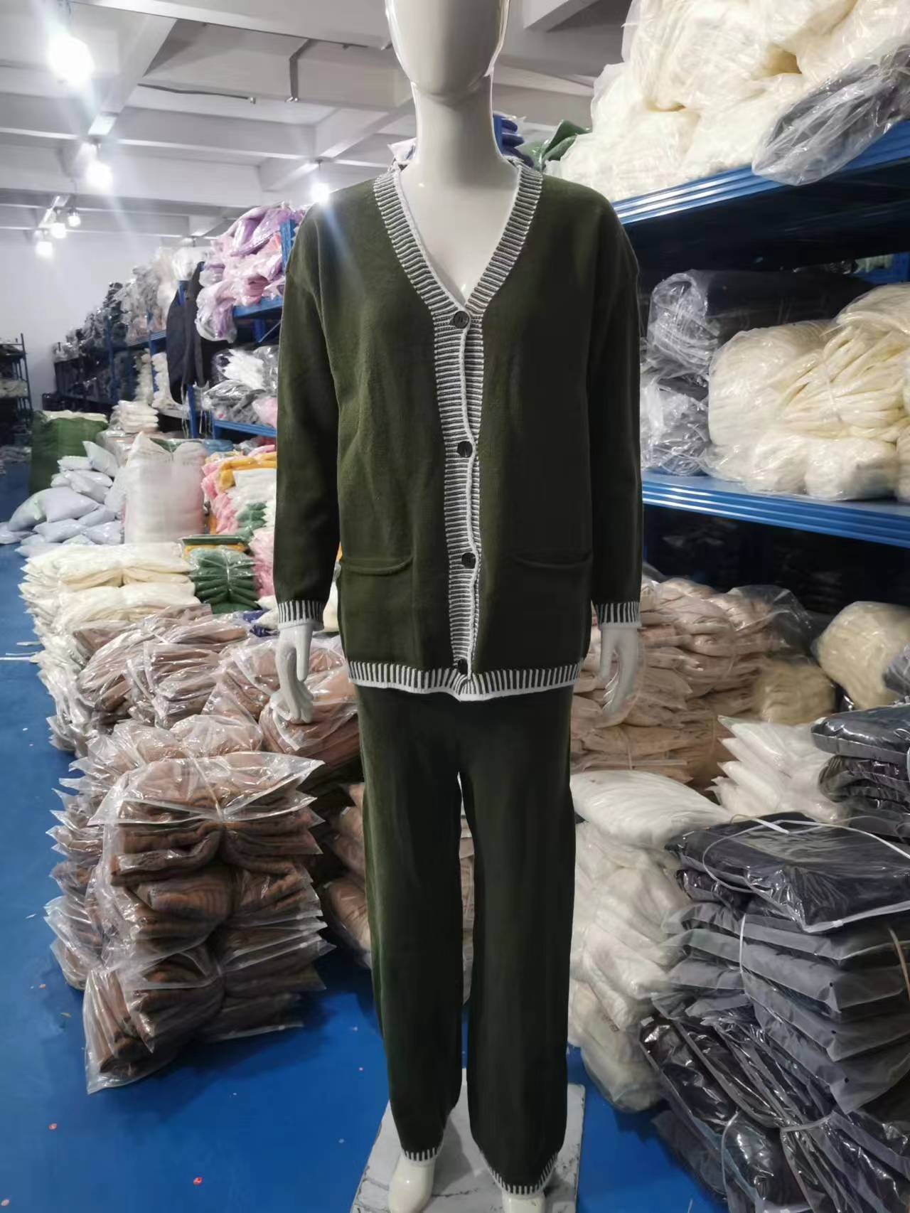 Solid Color Pattern Daily Women's Streetwear Solid Color Polyester Pant Co-ord Set Pants Sets